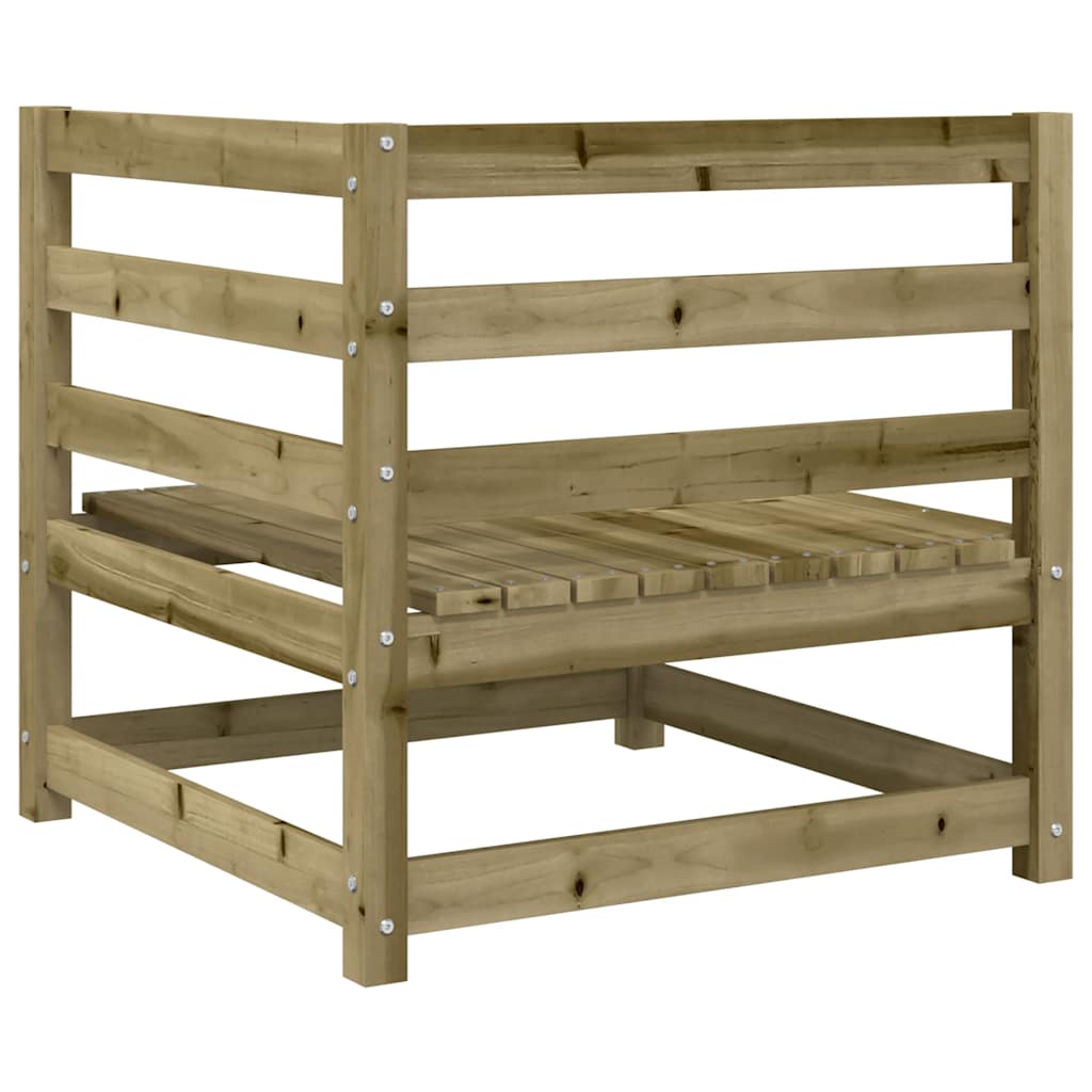 vidaXL Garten-Ecksofa 70x70x67 cm Kiefernholz Imprägniert
