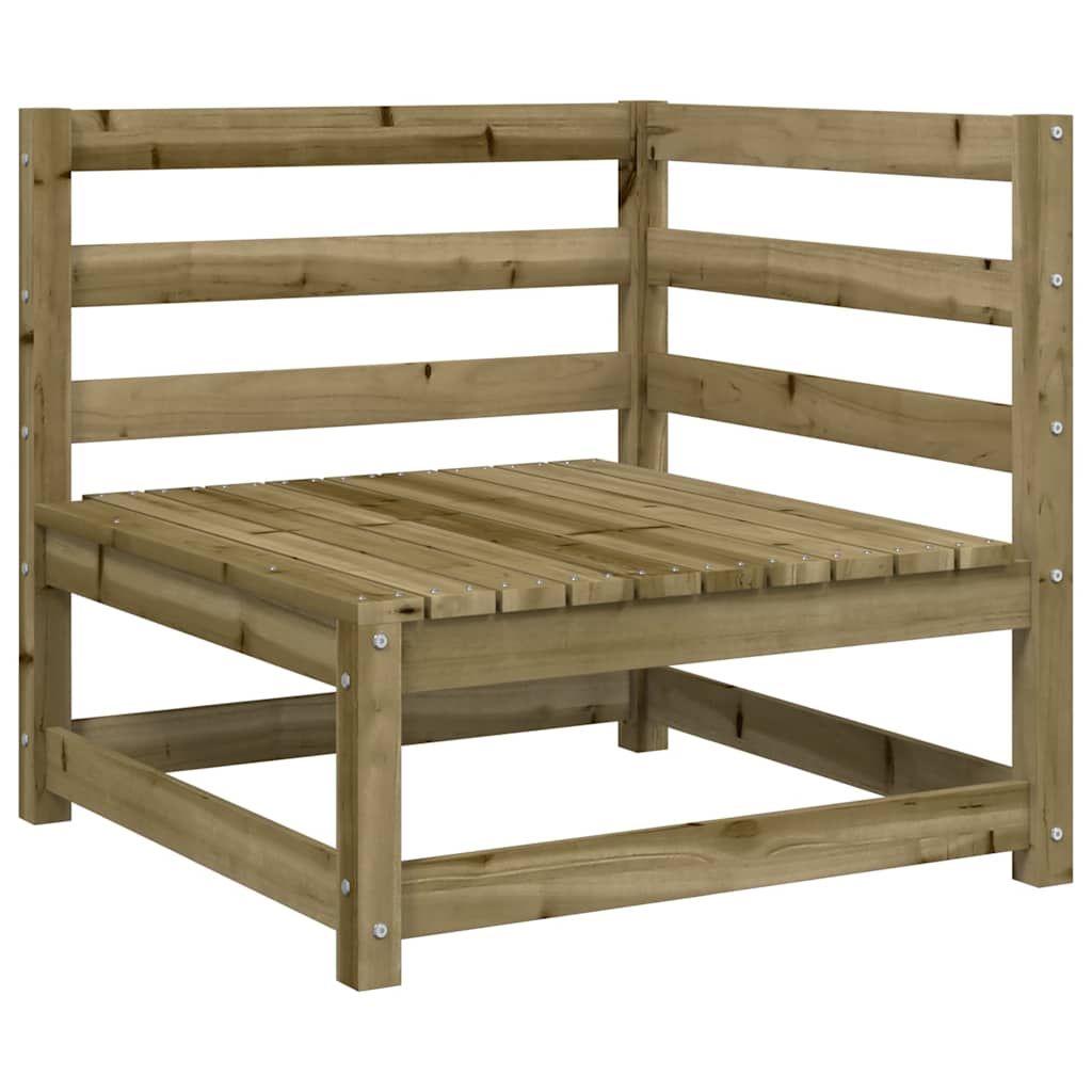 vidaXL Garten-Ecksofas 2 Stk. 70x70x67 cm Kiefernholz Imprägniert