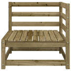 vidaXL Garten-Ecksofas 2 Stk. 70x70x67 cm Kiefernholz Imprägniert