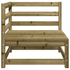 vidaXL Garten-Ecksofas 2 Stk. 70x70x67 cm Kiefernholz Imprägniert