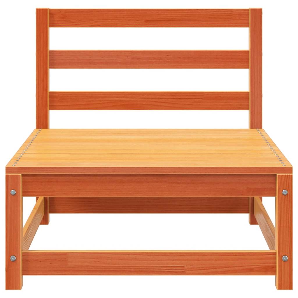 vidaXL Gartensofa ohne Armlehnen Wachsbraun 70x70x67 cm Massivholz