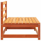 vidaXL Gartensofa ohne Armlehnen Wachsbraun 70x70x67 cm Massivholz
