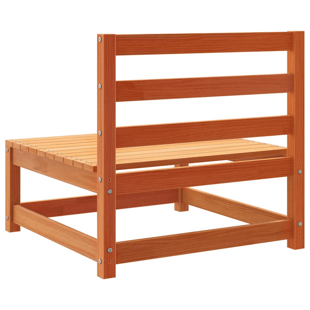vidaXL Gartensofa ohne Armlehnen Wachsbraun 70x70x67 cm Massivholz