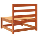 vidaXL Gartensofa ohne Armlehnen Wachsbraun 70x70x67 cm Massivholz
