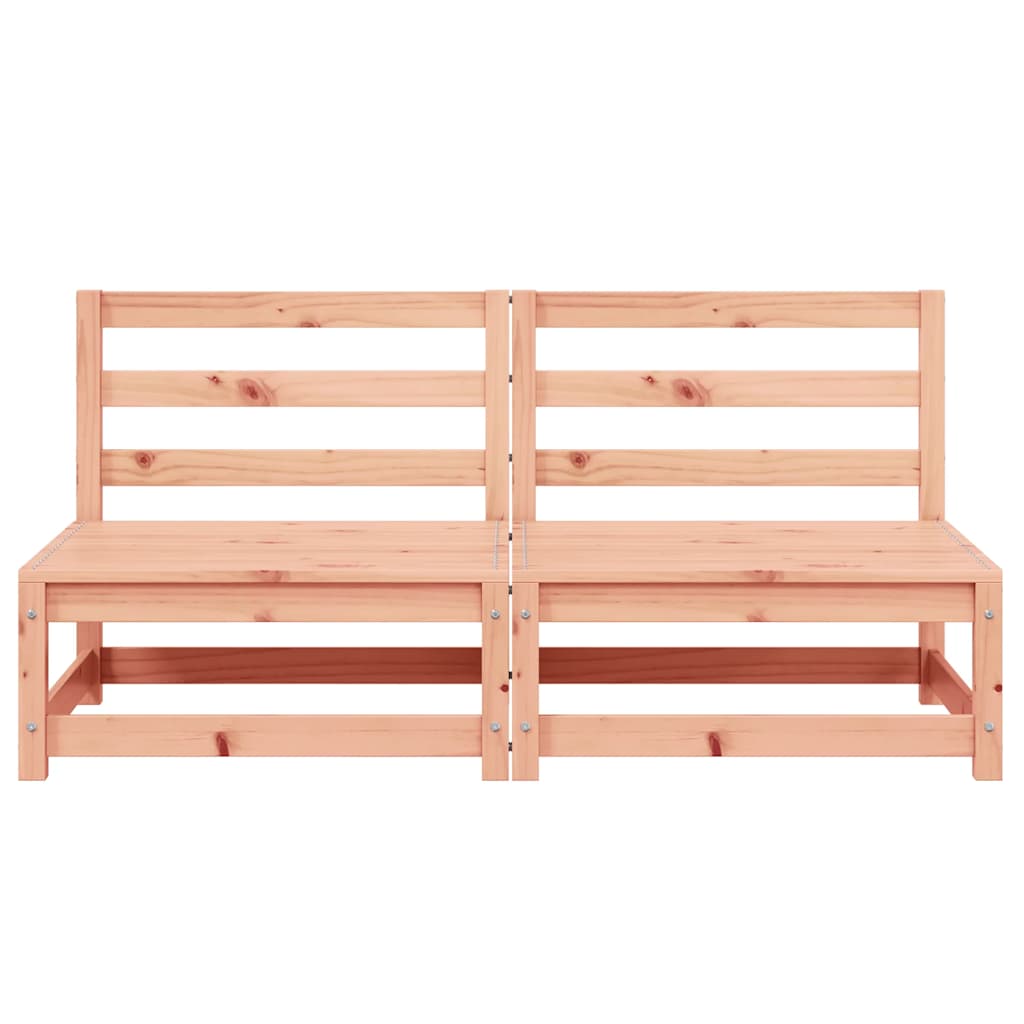 vidaXL Gartensofas ohne Armlehnen 2 Stk. 70x70x67 cm Douglasienholz