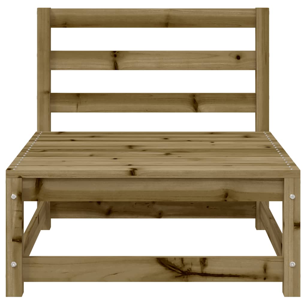 vidaXL Gartensofas ohne Armlehnen 2 Stk. 70x70x67 cm Kiefernholz