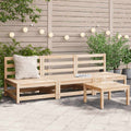 vidaXL Gartensofas ohne Armlehnen 3 Stk. 70x70x67 cm Massivholz Kiefer