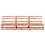 vidaXL Gartensofas ohne Armlehnen 3 Stk. 70x70x67 cm Douglasienholz