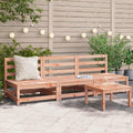 vidaXL Gartensofas ohne Armlehnen 3 Stk. 70x70x67 cm Douglasienholz