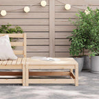vidaXL Gartenhocker 70x70x30 cm Massivholz Kiefer