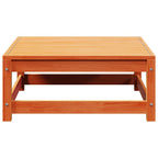 vidaXL Gartenhocker Wachsbraun 70x70x30 cm Massivholz Kiefer