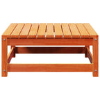 vidaXL Gartenhocker Wachsbraun 70x70x30 cm Massivholz Kiefer