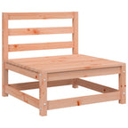 vidaXL Gartensofa ohne Armlehnen mit Hocker Massivholz Douglasie