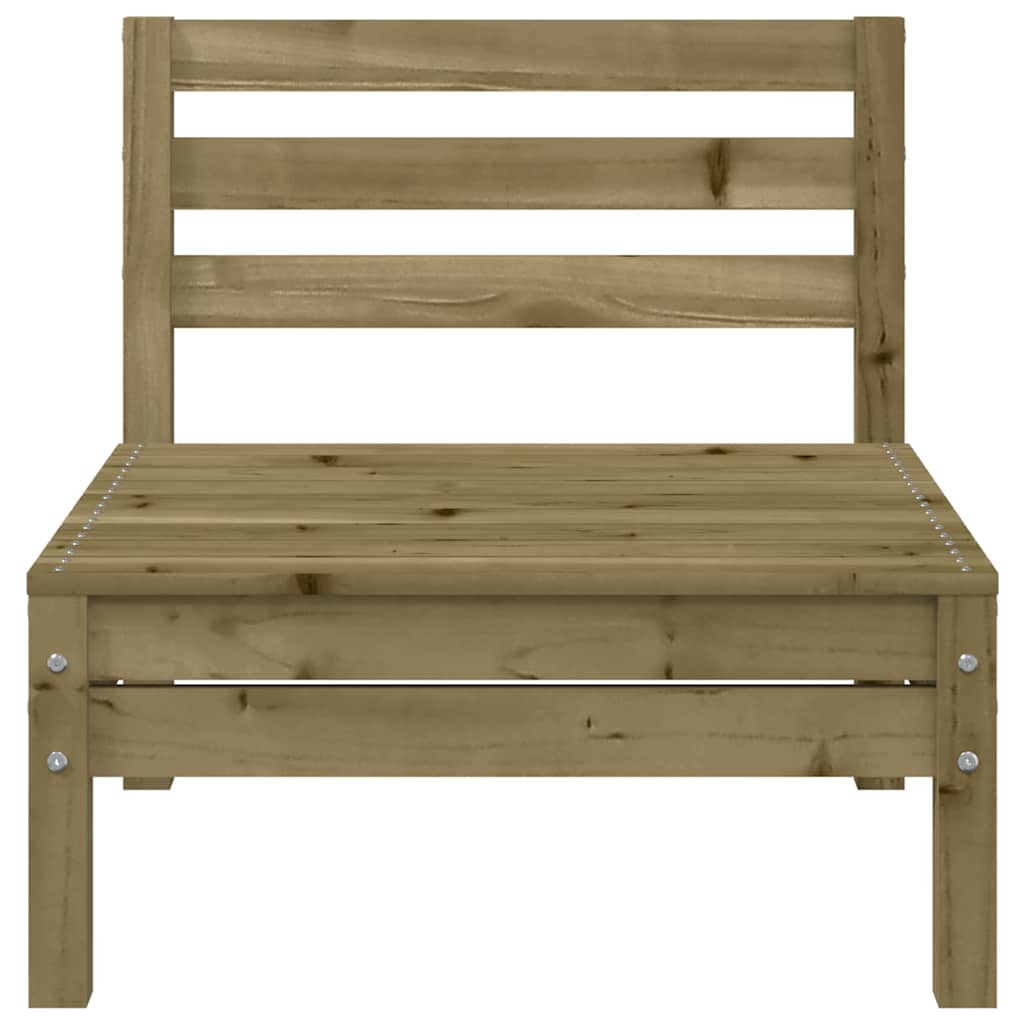 vidaXL Gartensofa ohne Armlehnen Kiefernholz Imprägniert