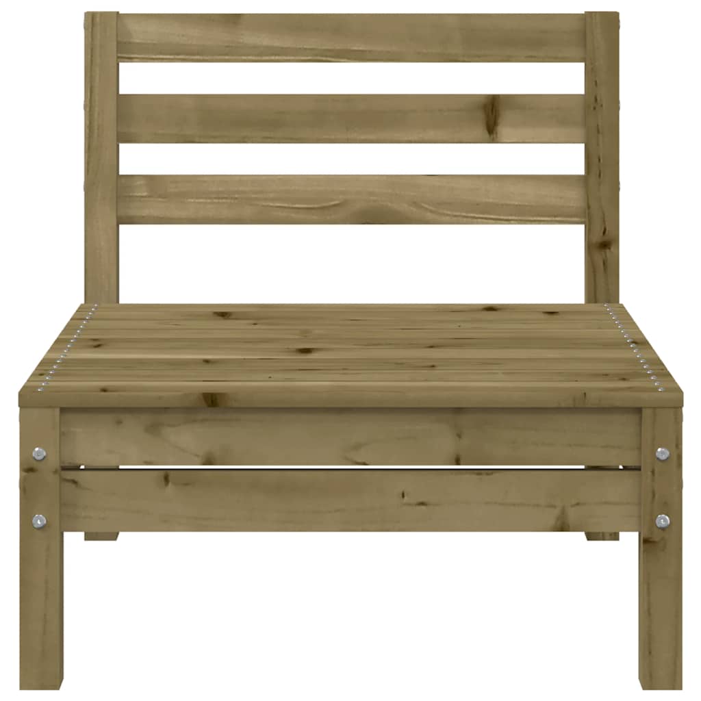 vidaXL Gartensofas ohne Armlehnen 4 Stk. Kiefernholz Imprägniert