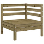 vidaXL Gartensofa 4-Sitzer Kiefernholz Imprägniert
