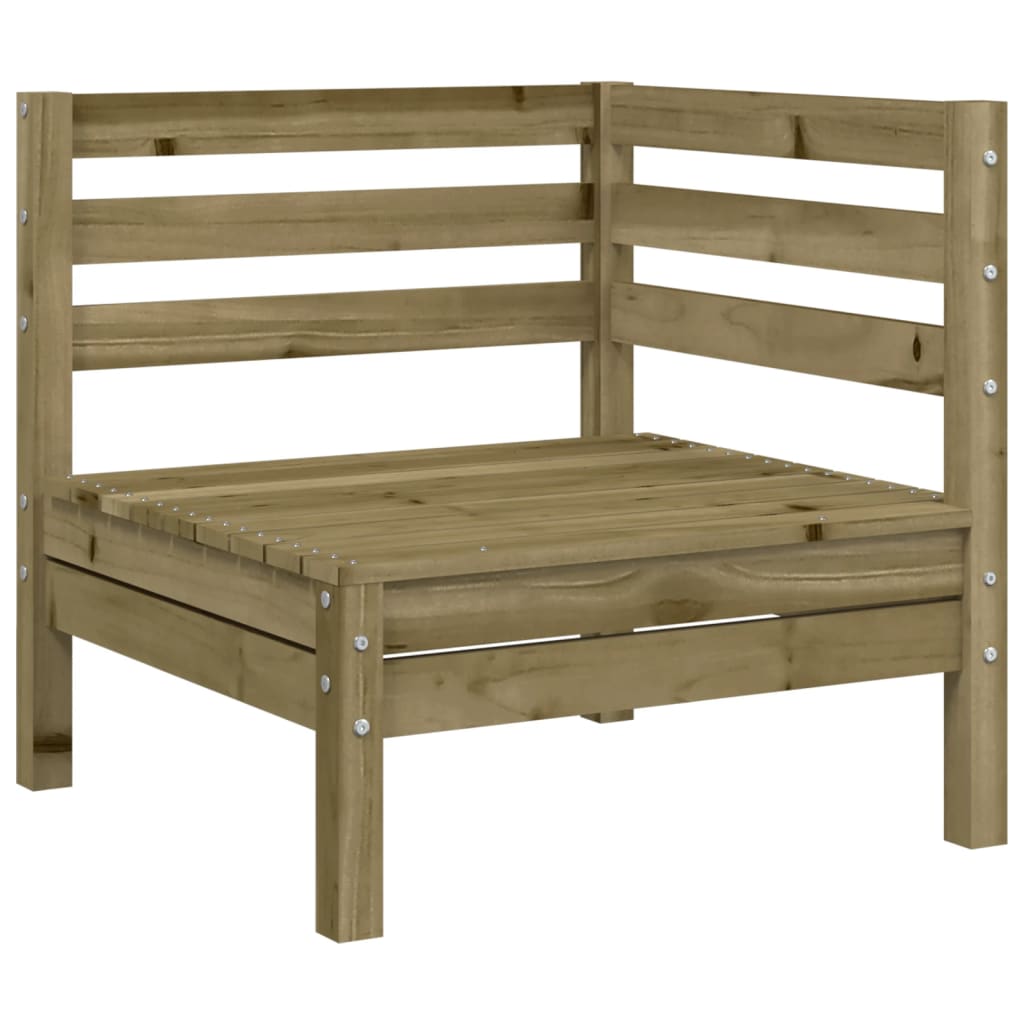 vidaXL Gartensofa 4-Sitzer Kiefernholz Imprägniert