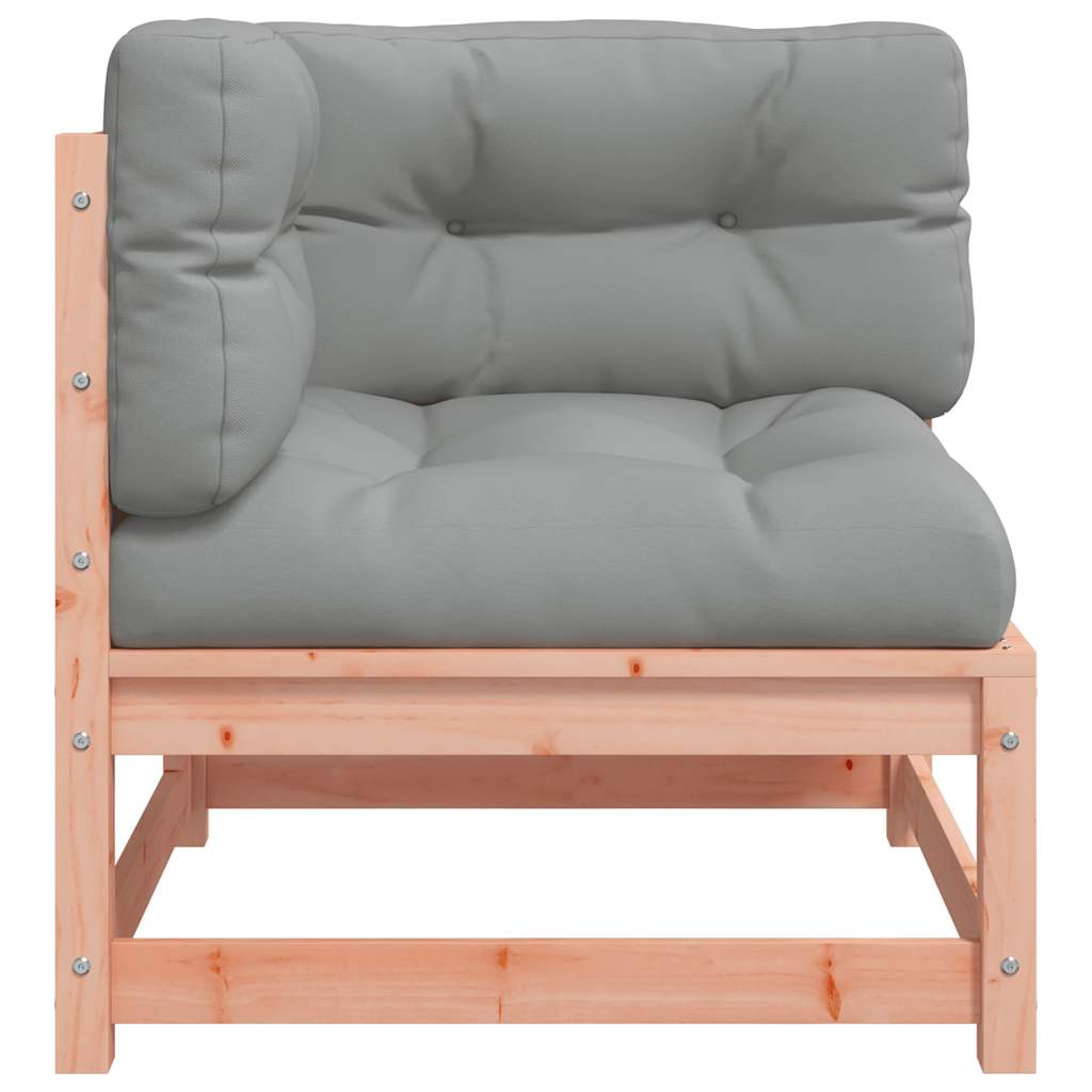 vidaXL Garten-Ecksofas mit Kissen 2 Stk. Massivholz Douglasie