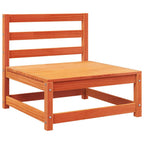 vidaXL Gartensofa ohne Armlehnen mit Kissen Wachsbraun Kiefernholz