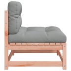 vidaXL Gartensofa ohne Armlehnen mit Kissen Massivholz Douglasie