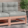 vidaXL Gartensofa ohne Armlehnen mit Kissen Massivholz Douglasie