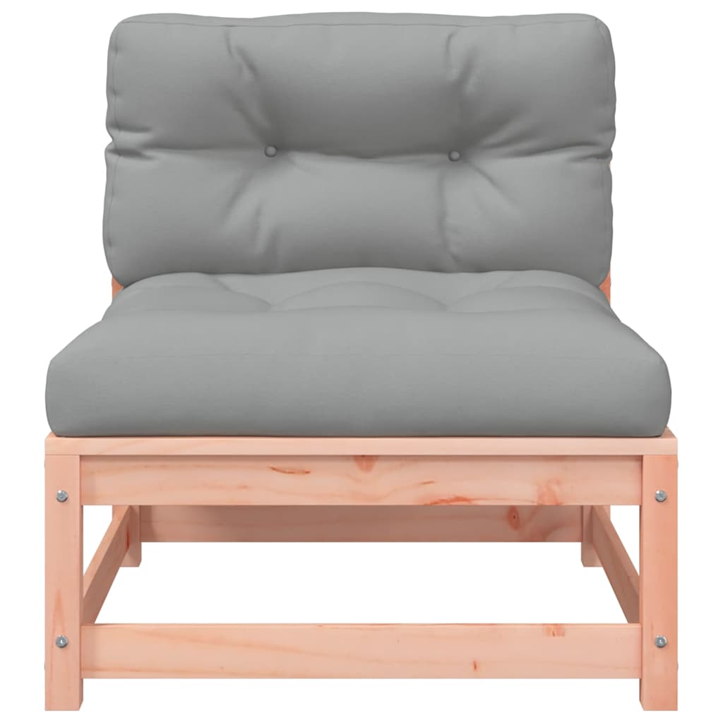 vidaXL Gartensofas ohne Armlehnen mit Kissen 2 Stk. Douglasienholz