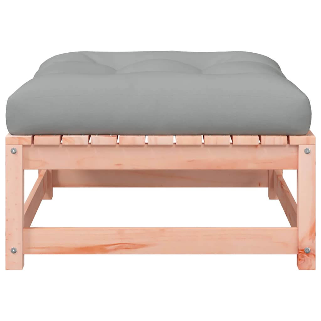 vidaXL Gartenhocker mit Kissen Massivholz Douglasie