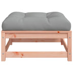 vidaXL Gartenhocker mit Kissen 2 Stk. Massivholz Douglasie