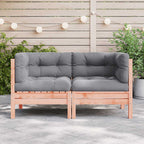 vidaXL Garten-Ecksofa mit Kissen 2 Stk. Massivholz Douglasie