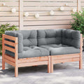 vidaXL Garten-Ecksofa mit Kissen 2 Stk. Massivholz Douglasie