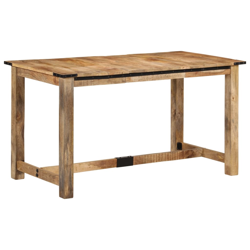 vidaXL Esstisch 110x55x76 cm Massivholz Mango
