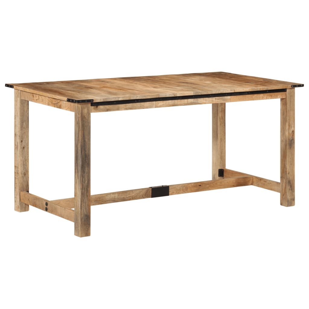 vidaXL Esstisch 110x55x76 cm Massivholz Mango
