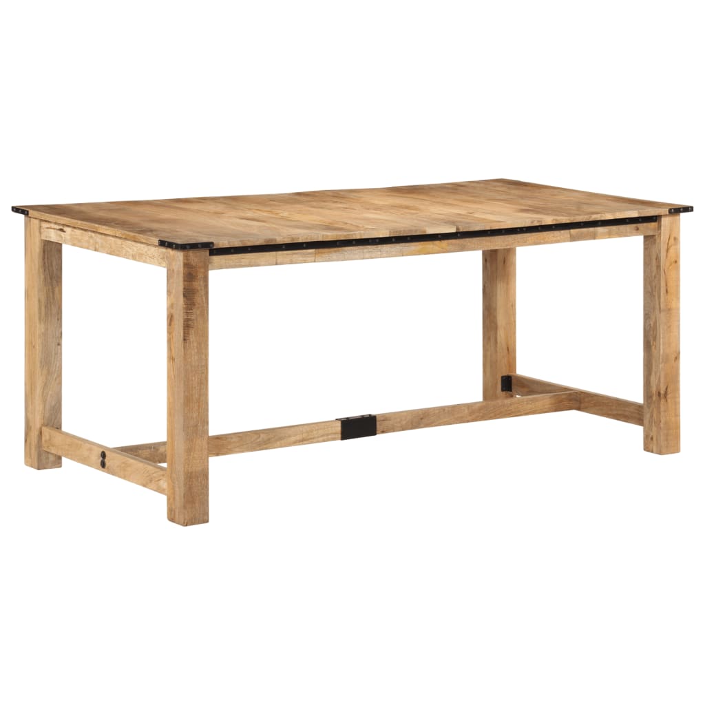 vidaXL Esstisch 110x55x76 cm Massivholz Mango