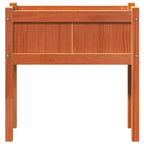 vidaXL Pflanzkübel mit Beinen Wachsbraun 70x31x70 cm Massivholz Kiefer