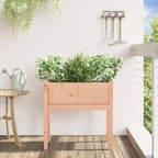 vidaXL Pflanzkübel mit Beinen 70x31x70 cm Massivholz Douglasie