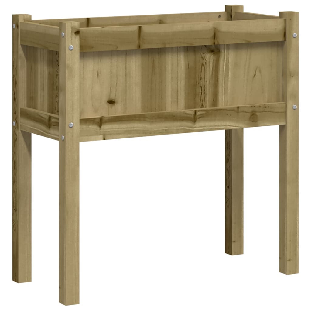 vidaXL Pflanzkübel mit Beinen 70x31x70 cm Kiefernholz Imprägniert
