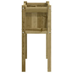 vidaXL Pflanzkübel mit Beinen 70x31x70 cm Kiefernholz Imprägniert