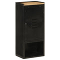 vidaXL Badschrank 40x27x90 cm Eisen und Massivholz Mango