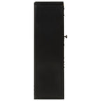 vidaXL Badschrank 40x27x90 cm Eisen und Massivholz Mango