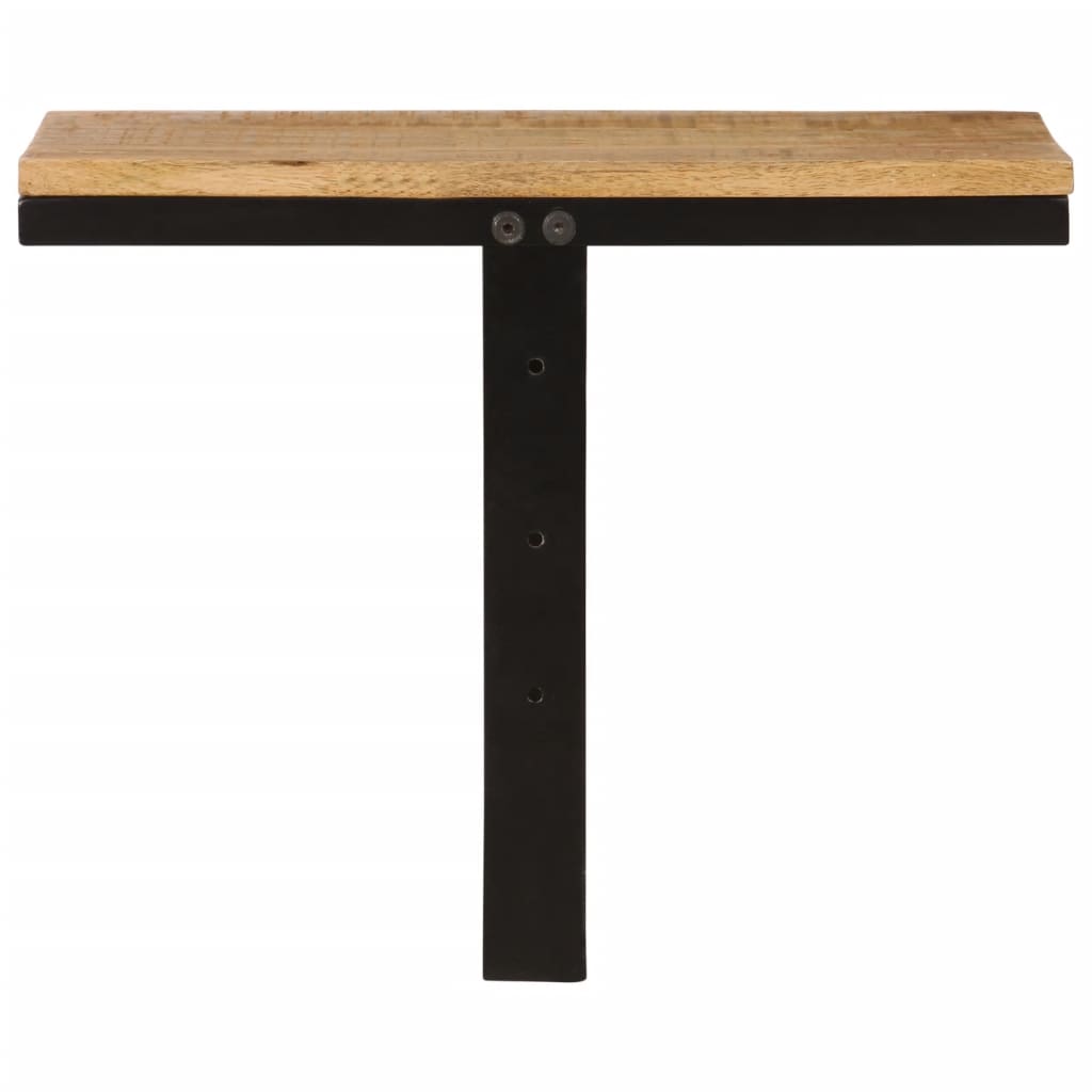 vidaXL Wandregal 40x30x32 cm Massivholz Mango und Eisen