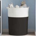 vidaXL Aufbewahrungskorb Schwarz und Weiß 49x65 cm Baumwolle