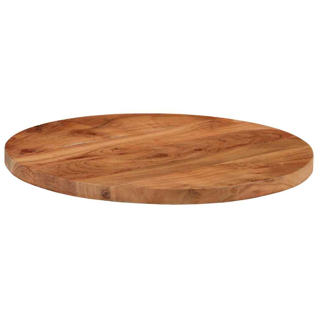 vidaXL Tischplatte Ø40x2,5 cm Rund Massivholz Akazie