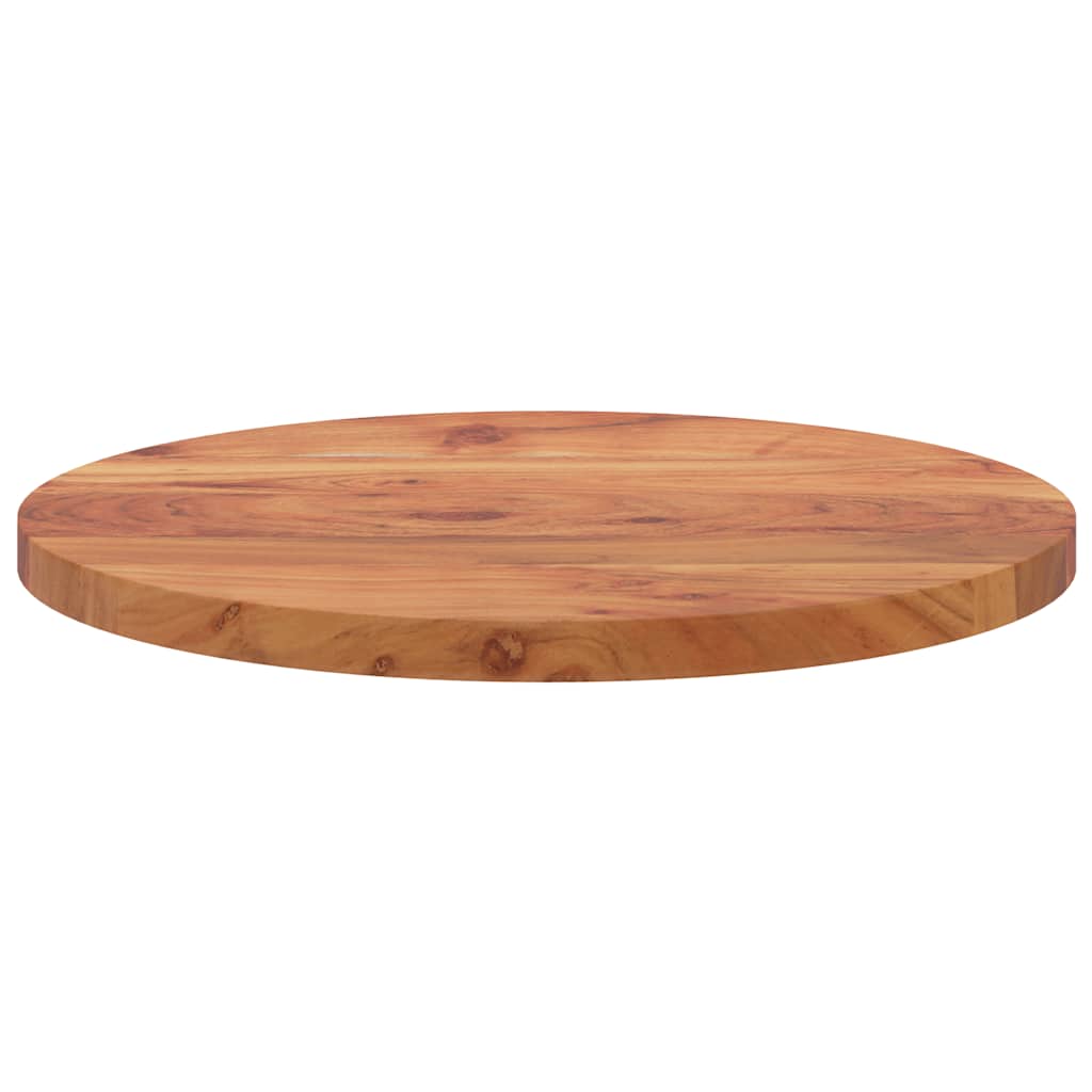 vidaXL Tischplatte Ø40x2,5 cm Rund Massivholz Akazie