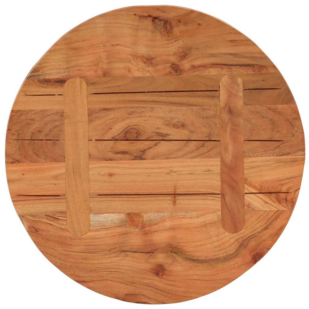vidaXL Tischplatte Ø40x2,5 cm Rund Massivholz Akazie