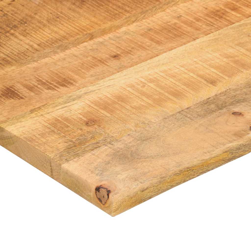 vidaXL Schreibtischplatte mit Aussparung 80x50x2,5 cm Massivholz Mango