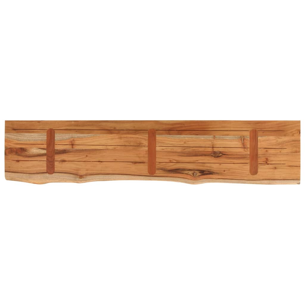 vidaXL Tischplatte 160x30x2,5cm Rechteckig Massivholz Akazie Baumkante