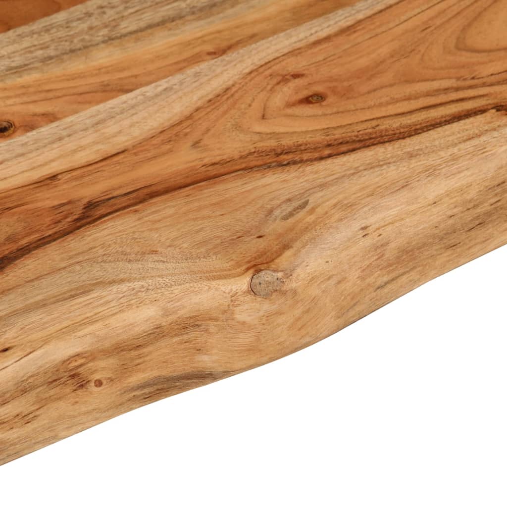 vidaXL Tischplatte 160x30x2,5cm Rechteckig Massivholz Akazie Baumkante