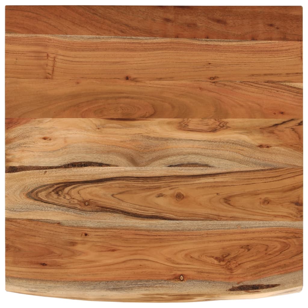 vidaXL Waschtischplatte 60x60x2,5 cm Quadratisch Massivholz Akazie
