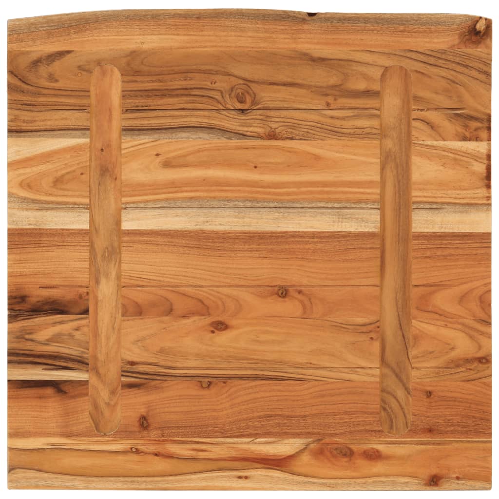 vidaXL Waschtischplatte 60x60x2,5 cm Quadratisch Massivholz Akazie
