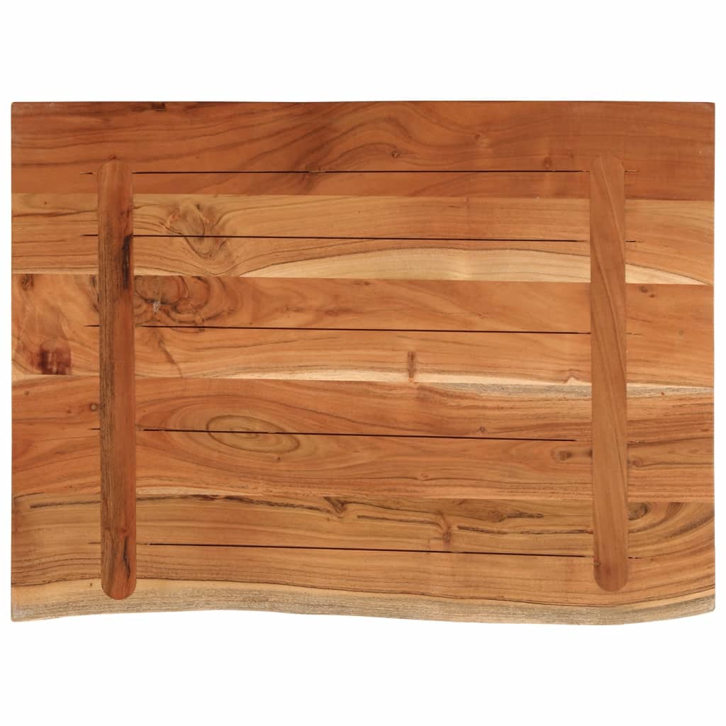 vidaXL Waschtischplatte 70x60x2,5 cm Rechteckig Massivholz Akazie